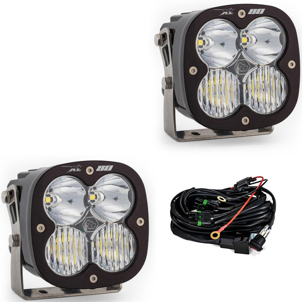 Baja Designs - XL80 LED Light Pod Pair (Driving/Combo; Clear)