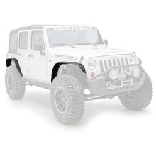 Smittybilt -XRC Flat Fender Flare Kit - Set of 4 - Textured Black (07-18 JK/JKU)