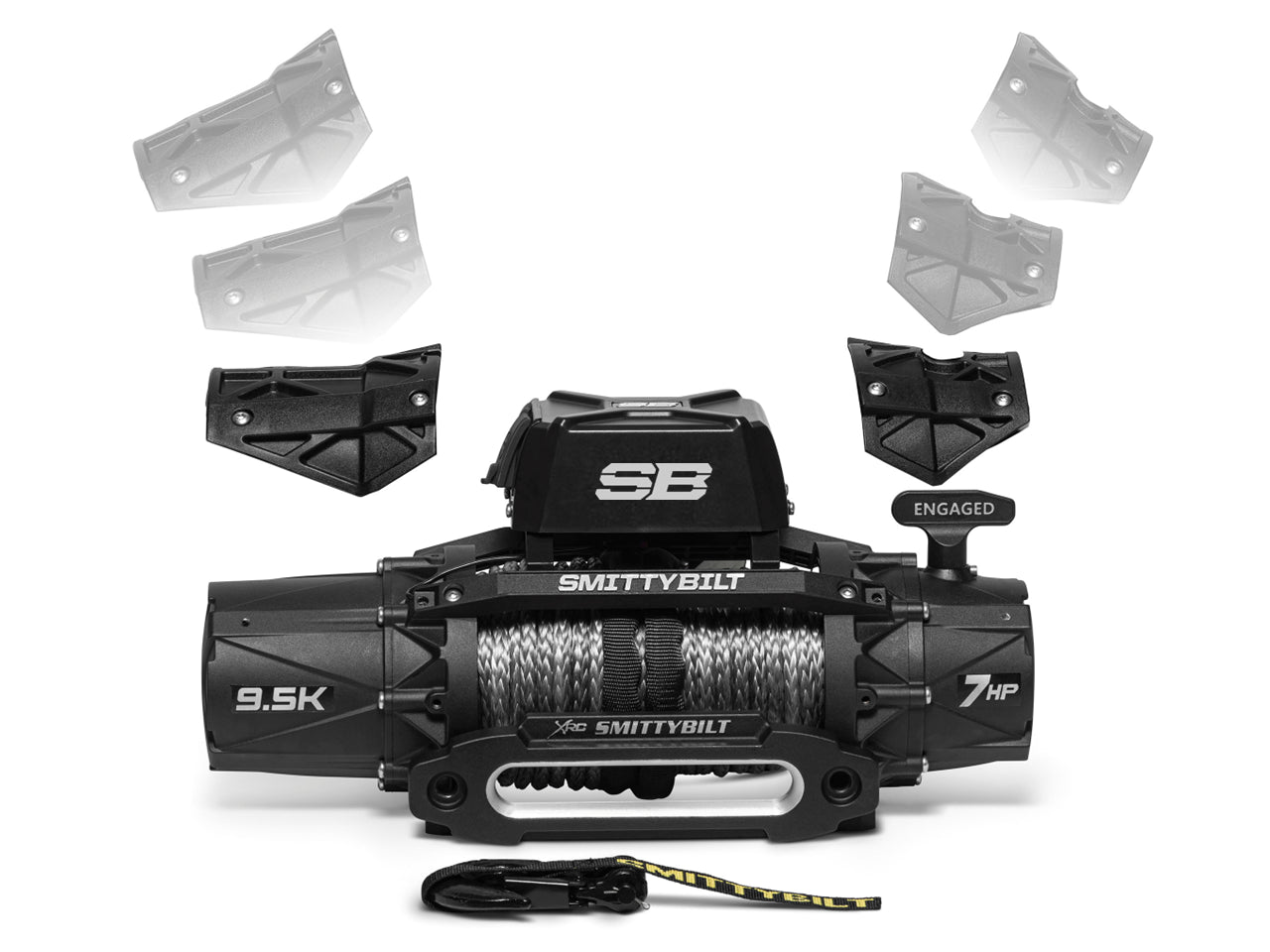 Smittybilt XRC GEN3 9.5K Comp Series Winch with Synthetic Cable
