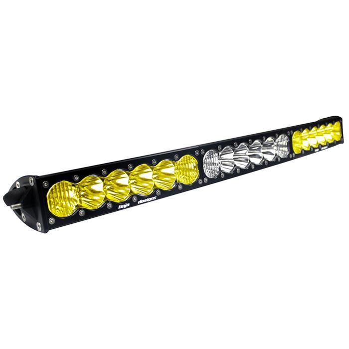 Baja Designs Arced OnX6 Dual Control Amber/White LED Light Bar- 30" - Free Shipping on orders over $100 - Venture Overland Company