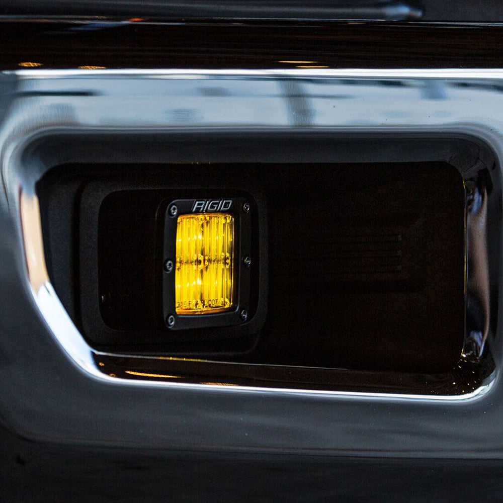 Rigid D-Series SAE Yellow Fog Lights - Free Shipping on orders over $100 - Venture Overland Company
