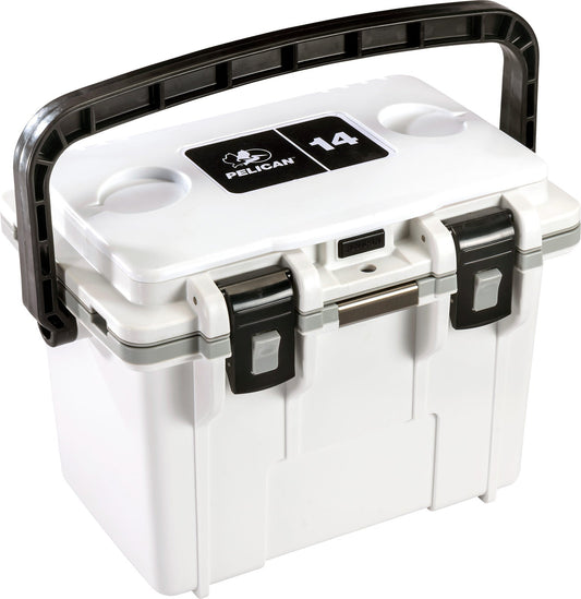 Pelican 14QT Versatile Personal Cooler - White/Gray